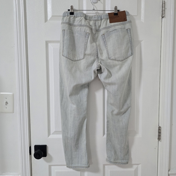 OneTeaspoon Shabbies Low Rise Dropped Crotch Jeans Size M - Picture 6 of 7
